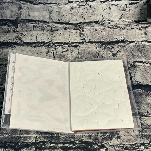 Stampin' Up MEANT TO BE Cling 13pc Stamp Set 148626 Hearts Love Valentines - Picture 6 of 10